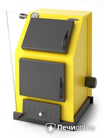 Твердотопливный котел TMF Оптимус Электро 16кВт АРТ ТЭН 6кВт желтый в Тюмени